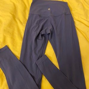 Blue lululemon leggings